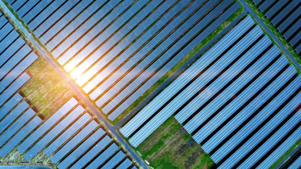 Solar Panels Top View